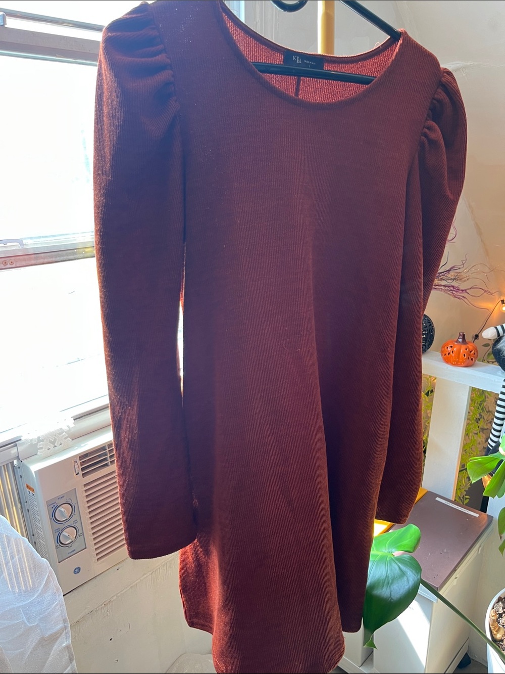Copper fall dress